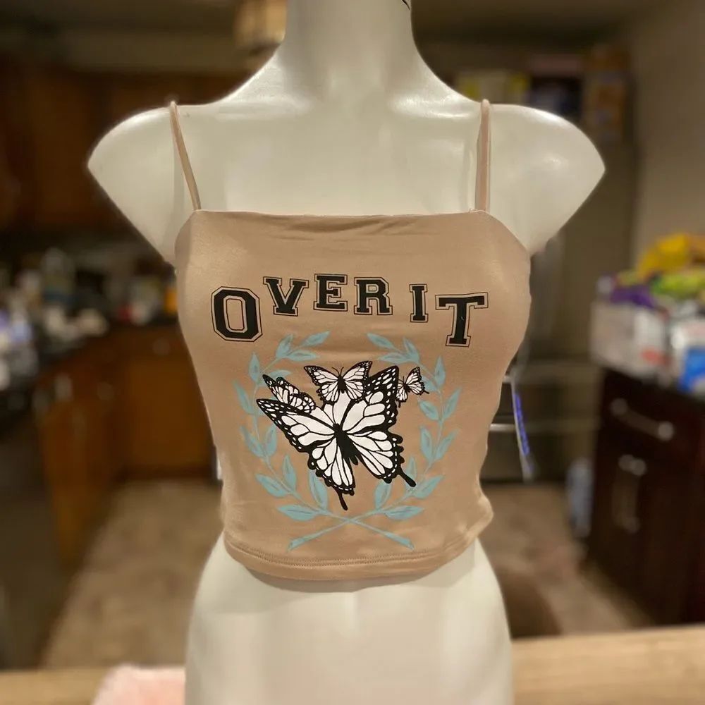 Brown tank top